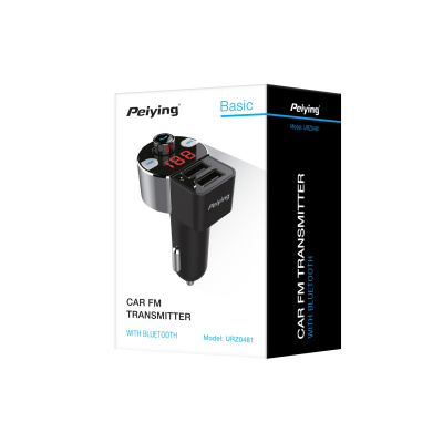 AUDIO FM MP3 vysielač s bluetooth (2xUSB) PEIYING