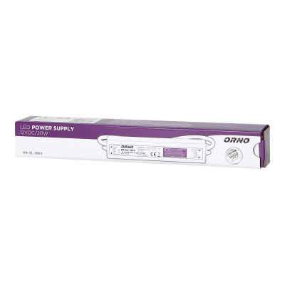 Napájací spínaný zdroj 12V, 20W, IP67