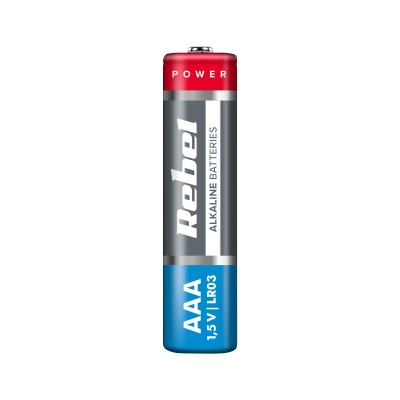 Batéria REBEL alkalická AAA 1,5V LR03 (4ks)