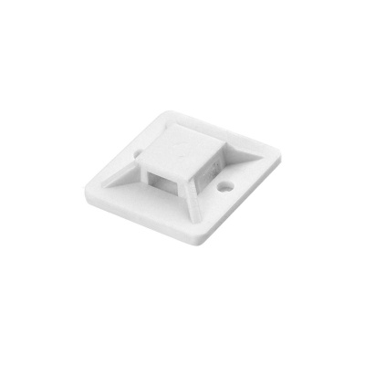 Príchytka sťahovacích pások 20 x 20mm, samolepiaca (10ks)