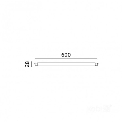 LED trubica T8 9W 4000K 60cm sklenená PREMIUM