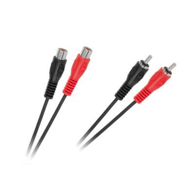 Kábel RCA 2x - RCA 2x predlžovací, 3m