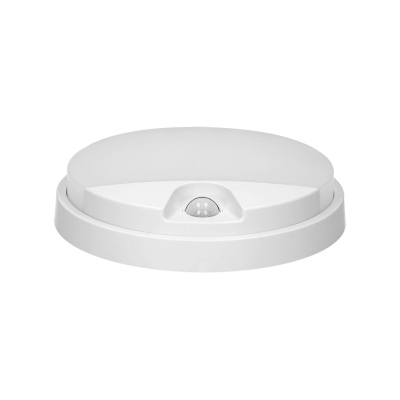 LED svietidlo AGAT 10W,senzor pohybu,  IP54, 4000K, biele