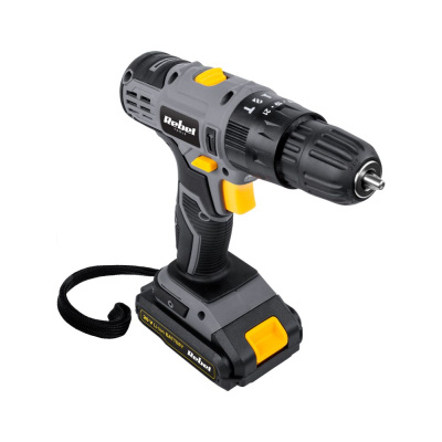 Akumulátorový vŕtací skrutkovač s príklepom 20V 2Ah REBEL TOOLS