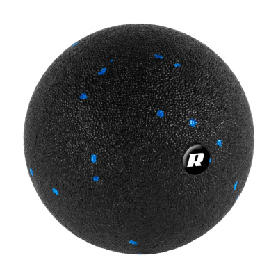 Masážna loptička 12 cm pre uvoľnenie svalov | Čierna