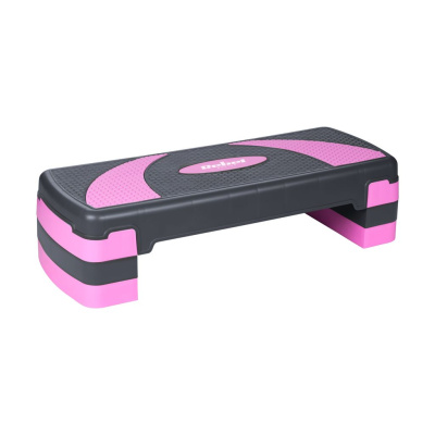Fitness stepper 78 cm, Fialový | 3 úrovne nastavenia výšky