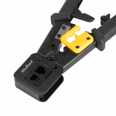 Kliešte krimpovacie RJ45/RJ12/RJ11 pre prechod. konektory Rebel