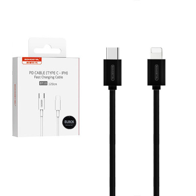 Kábel USB C - Lightning Apple iPhone SMS-BT10, 18W, čierny