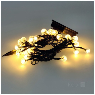 Dekoratívne solárne osvetlenie SOLAR 30 LED AURA 3000K LED2B