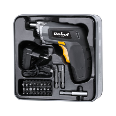 Akumulátorový skrutkovač 3.6V 1300mA REBEL TOOLS