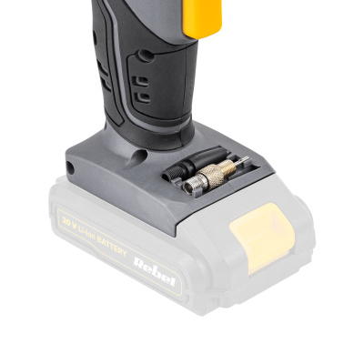 Akumulátorový kompresor 20V 2Ah 7 bar REBEL TOOLS - bez batérie