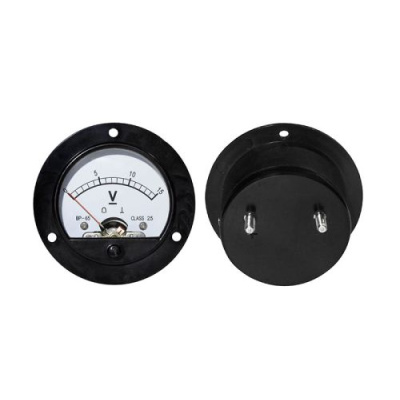 VOLTMETER - analogovy  15V okruhly