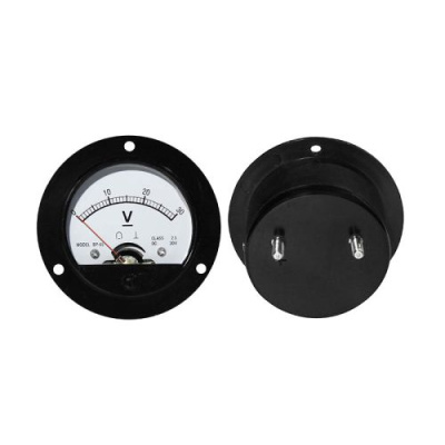VOLTMETER - analogovy  30V okruhly