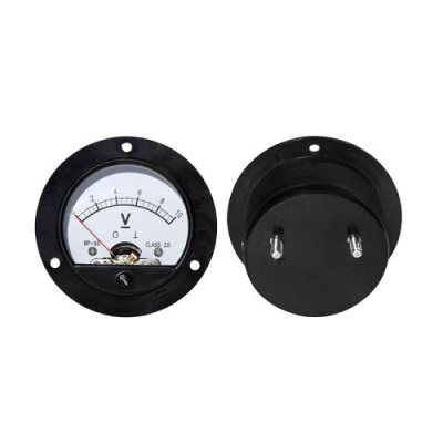 VOLTMETER - analogovy  10V okruhly