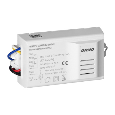 Diaľkové ovládanie svetiel 3-kanálové 230V 1000W