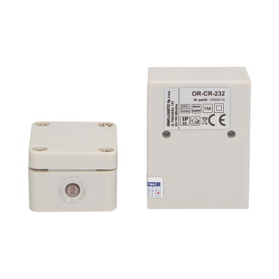 Súmrakový spínač IP65, 2300W, CR-232