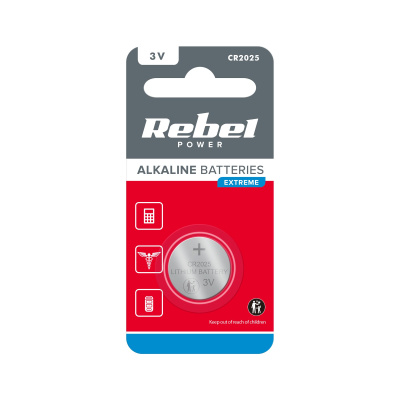Batéria CR2025 (1ks) REBEL