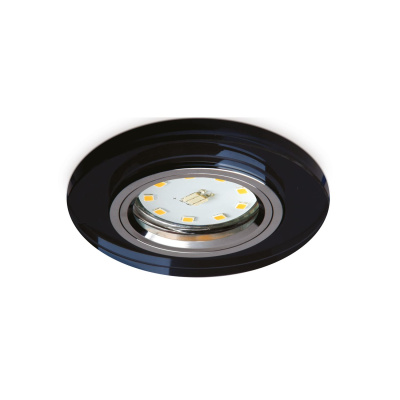 Svietidlo bodové okrúhle pevné OH26N BLACK LED GU10