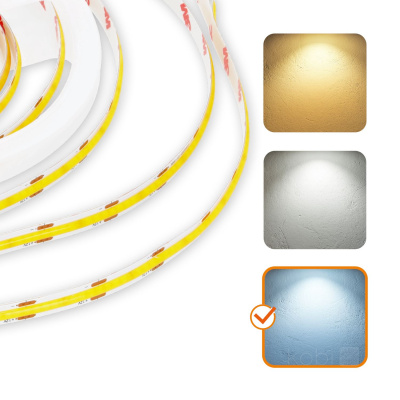 LED pás COB 6500K IP65 5m 12V 320 LED TRAMO