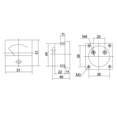 VOLTMETER - analogovy  10V