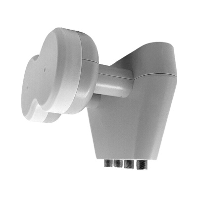 LNB Monoblock QUAD SILVER SKY 4,3° 0,1dB