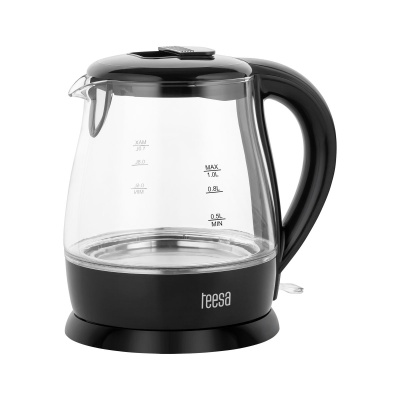 Rýchlovarná kanvica TEESA 1L 1630W čierna