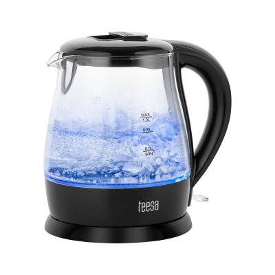 Rýchlovarná kanvica TEESA 1L 1630W čierna