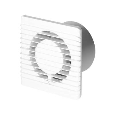 Kúpelňový ventilátor 100mm s časovačom a senzorom vlhkosti