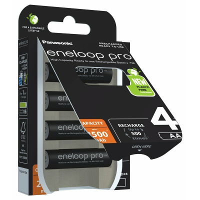 Akumulátor Ni-MH AA PANASONIC ENELOOP PRO 2500 mAh 4ks