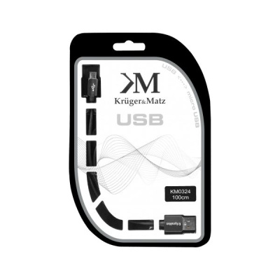 Kábel USB A - micro USB 1m Kruger&Matz