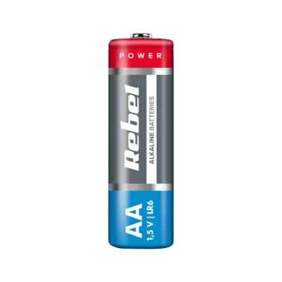 Batéria REBEL alkalická AA 1,5V LR06 (2ks)