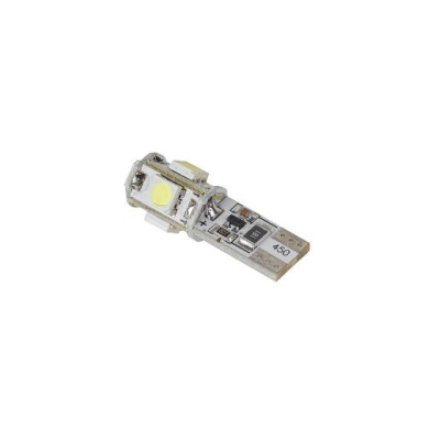 Autožiarovka LED (Canbus) T10 5xSMD5050,biela