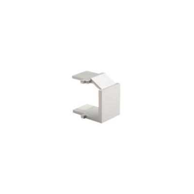 Záslepka otvoru RJ45/RJ12 Simon strieborná