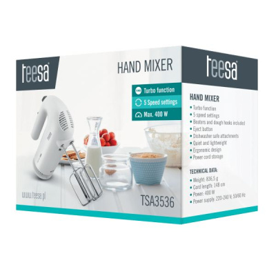 Ručný mixer TEESA 400W