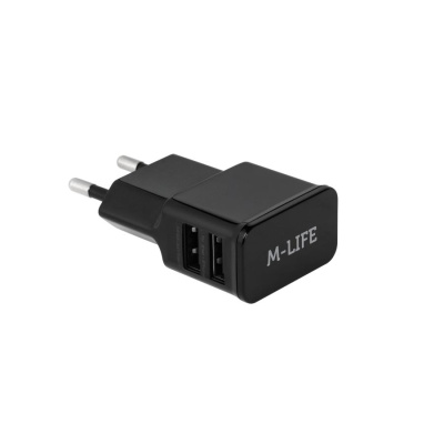 Sieťová nabíjačka 2xUSB 2A  M-LIFE
