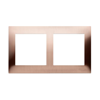 Rámik dvojnásobný Simon 54 premium rustikálna meď kovový