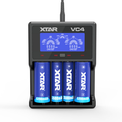 Nabíjačka akumulátorov 4 x Li-ion/Ni-MH LCD XTAR VC4