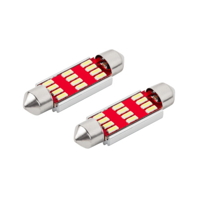 Autožiarovka LED SV8,5 T11x41 12x3014SMD (2ks) blister
