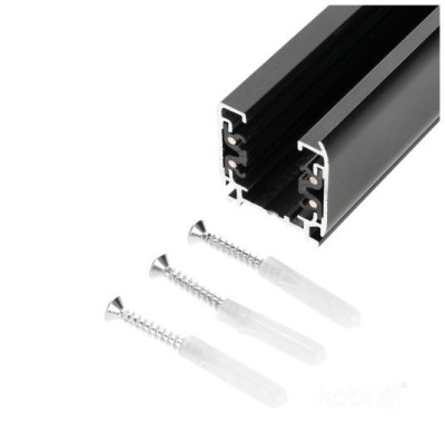 Lišta 3 vodičová 2m čierna pre LED NEXTRACK