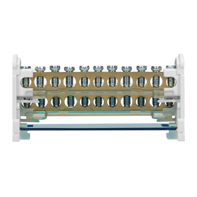 Svorkovnica na DIN lištu 2 radová 11 PIN 7x6mm + 4x16mm
