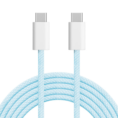 Kábel USB C - USB C  100 W  1m modrý Kruger&Matz Basic