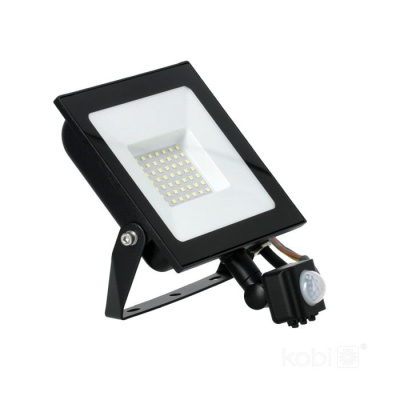 LED Reflektor 50W s detektorom pohybu 6500K IP44 KOBI