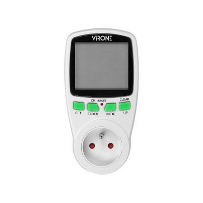 Digitálna časovacia zásuvka s LCD, 230V
