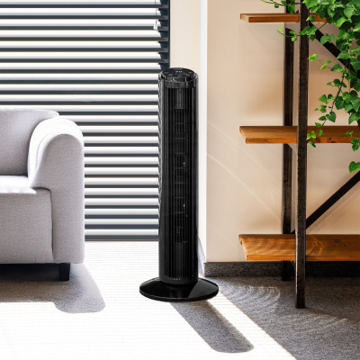Stĺpový ventilátor s diaľkovým ovládaním 50W,74cm TEESA