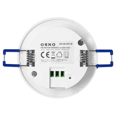 Detektor pohybu 360 IP20 1200W 8m biely