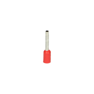 Dutinka izolovaná krimpovacia 1/8mm červená 100ks