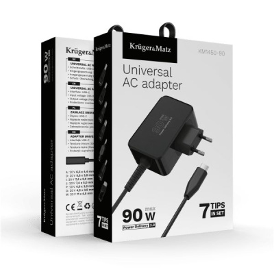 Univerzálny napájací adaptér 90W s PD, 7 koncoviek