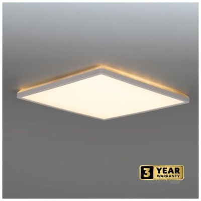Stropné LED svietidlo NIVERA SQUARE 12W 3CCT IP54 senzor biele