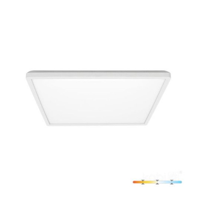 Stropné LED svietidlo NIVERA SQUARE 24W 3CCT IP54 Premium biele