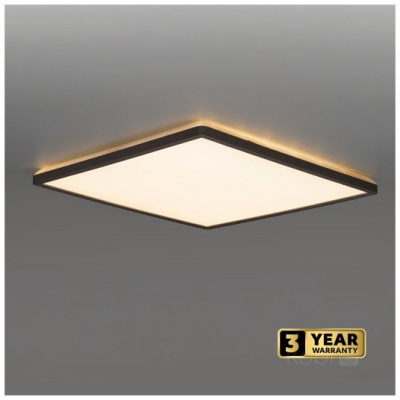 Stropné LED svietidlo NIVERA SQUARE 24W 3CCT IP54 Premium čierne